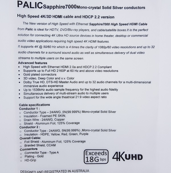 PALIC SAPPHIRE 7000 PALIC SAPPHIRE 7000
